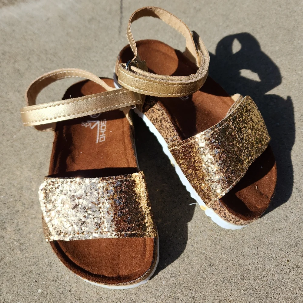 Gold Sandals - Picture 3 of 3